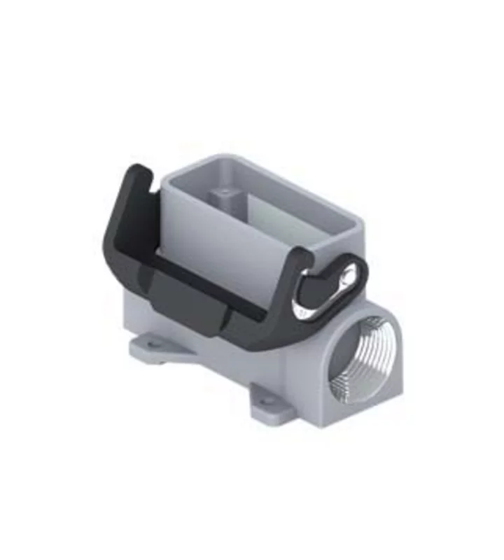 surface mounting housing, size 49.16, IL-BRID alu, 1 lever, 1xPG21 side