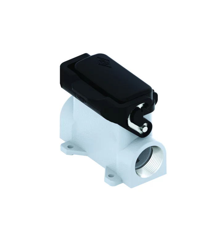 surface mounting housing, size 49.16, IL-BRID alu, 1 lever, 1xM25 side, spring cover