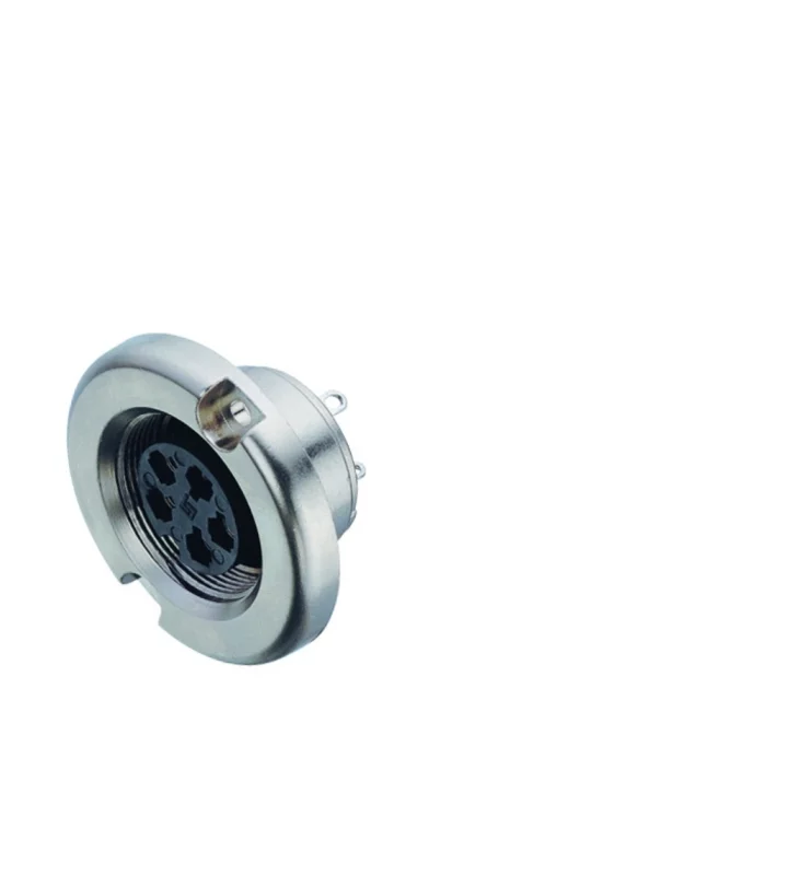 Female panel mount connector