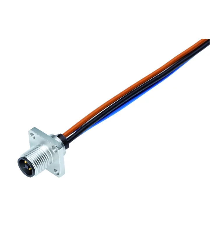 Male panel mount connector