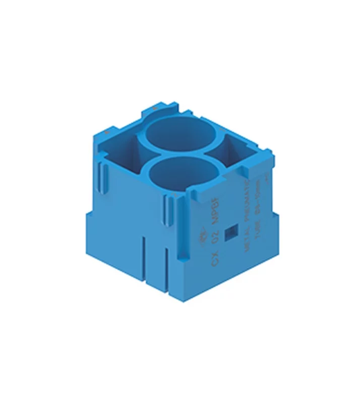 female insert, MIXO, 2MU, 2p,  pneumatic