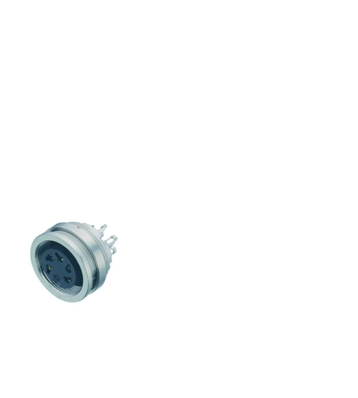 Female panel mount connector