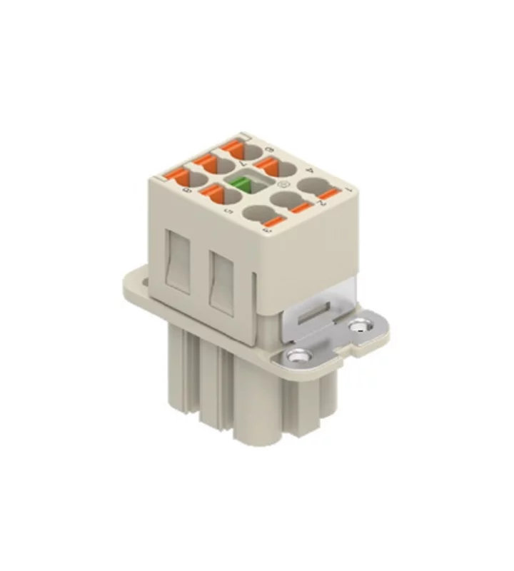 female insert, size 32.13, 8p+PE, AXYR® push-in connection, 16A, 500V