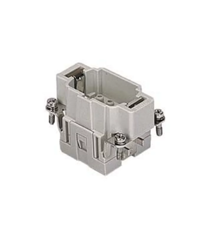 male insert, size 44.27, 6p+PE, crimp, 16A, 500V, HNM
