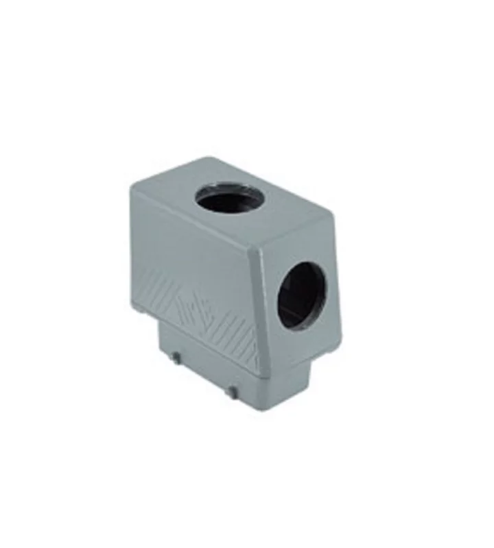 hood, size 77.27, BIG alu, 4 pegs, 2xM40 top, 2xM40 side, extended terminal compartment