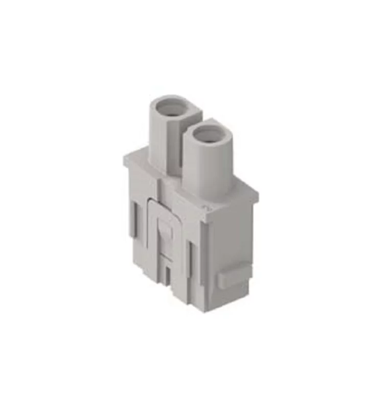 female insert, MIXO, 1MU, 2p, crimp, 40A, 1000V