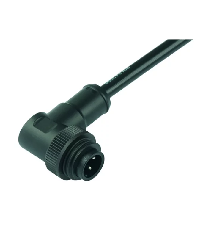 Male angled connector