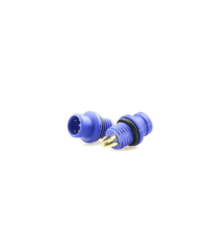Mini B Male panel mount connector