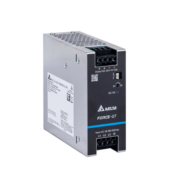 Power supply, 2,3Ph, 240W, DIN Rail, AC/DC, 24 Vdc, 10 A