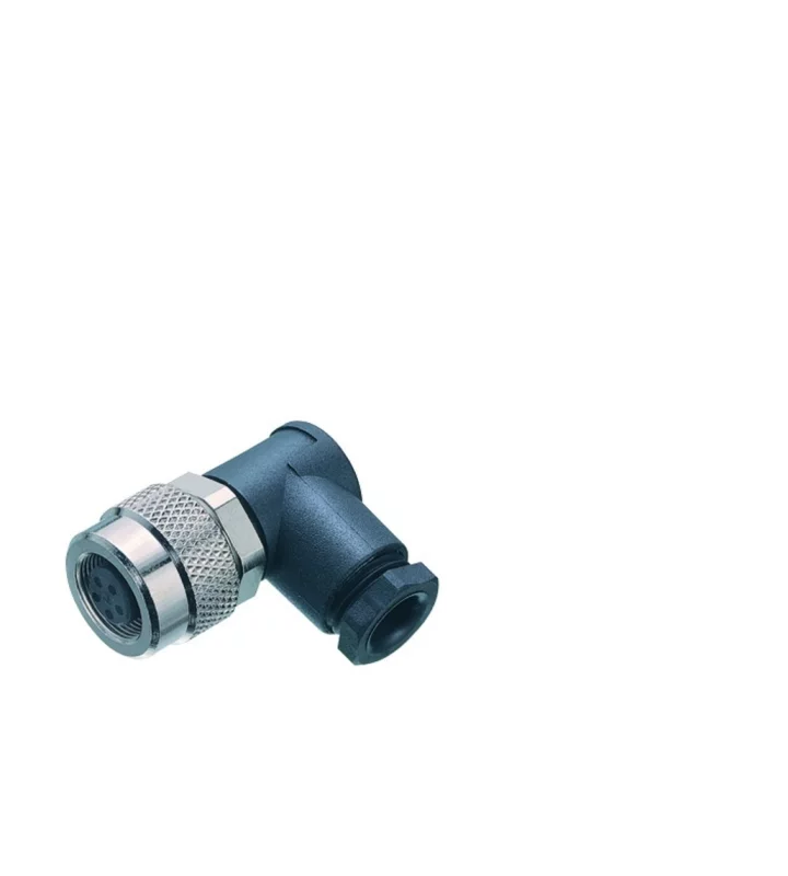 Female angled connector