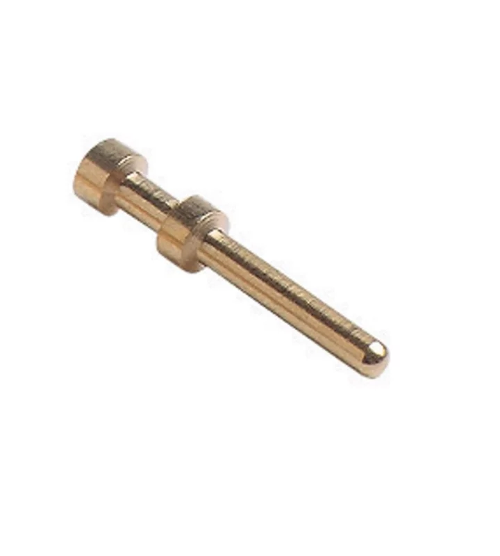 male contact, 2,5mm², gold, crimp, 16A, series CC