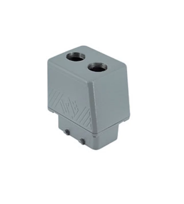 hood, size 57.27, BIG alu, 4 pegs, 2xM25 top, extended terminal compartment