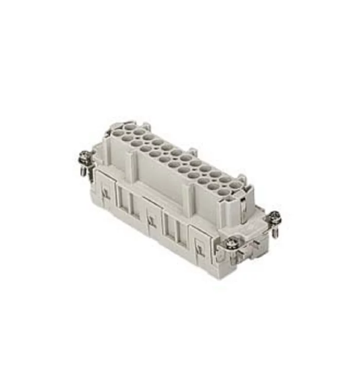 female insert, size 104.27, 24p+PE, crimp, 16A, 500V, HNM