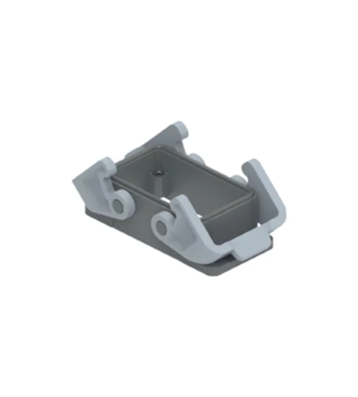 bulkhead mounting housing, size 57.27, T-TYPE plastic, 2 levers