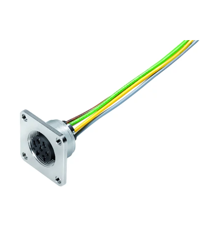 Female panel mount connector
