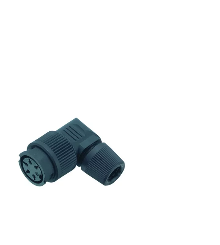 Female angled connector