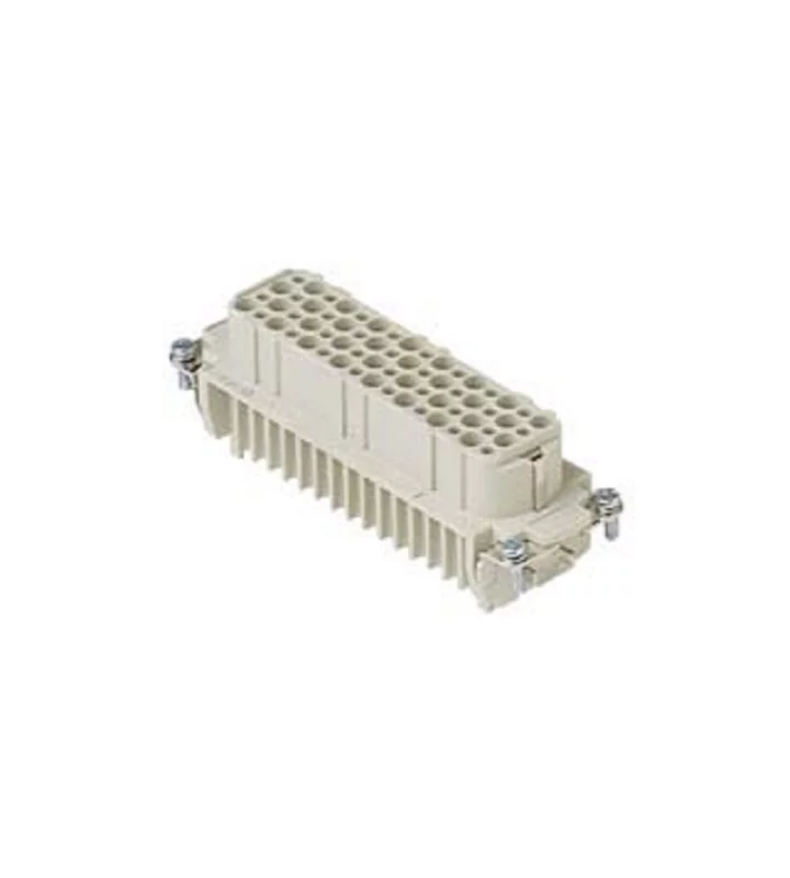 female insert, size 104.27, 64p+PE, crimp, 10A, 250V, HNM