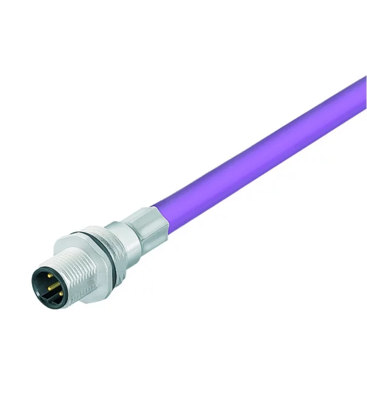 Male panel mount connector