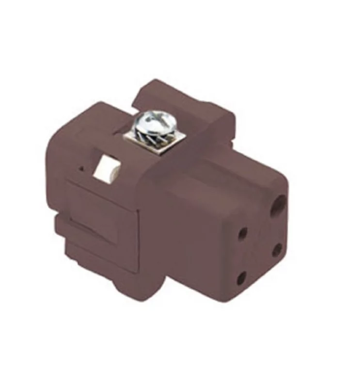female insert, size 21.21, 3p+PE, silver, screw, 10A, 230/400V, 180°C