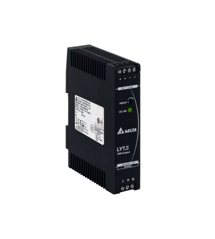 Power supply, 1Ph, 75W, DIN Rail, AC/DC, 12 Vdc, 6,25 A