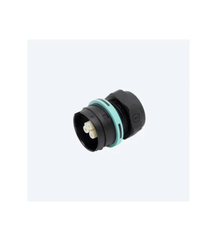 Socket connector panel-mounted M28, screw