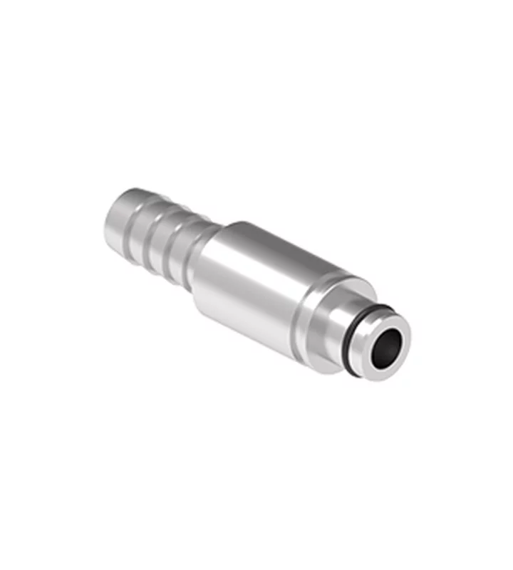 male contact, pneumatic, 10mm internal, straight, hose barbs, without shut-off valve
