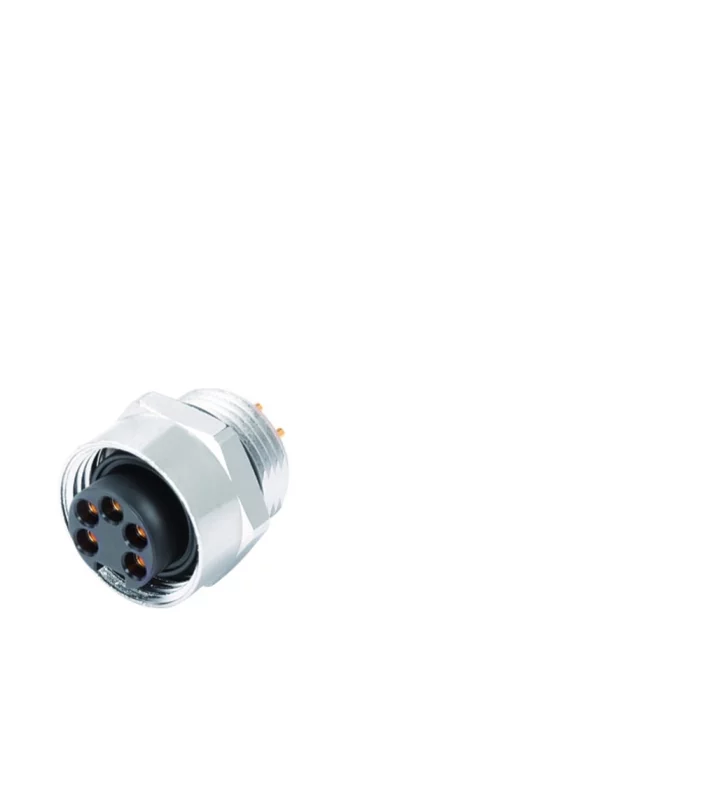 Female panel mount connector