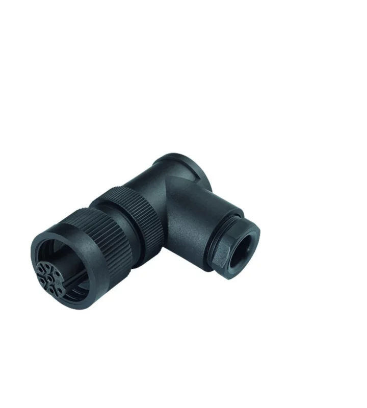 Female angled connector