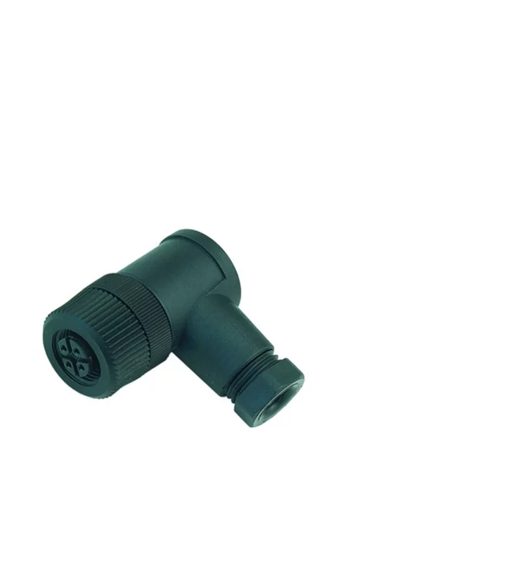 Female angled connector