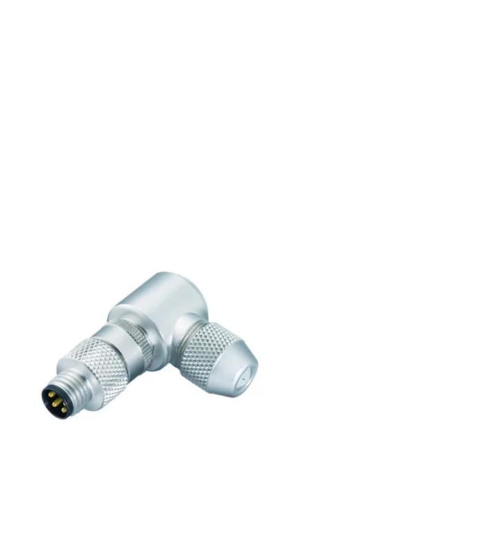 Male angled connector
