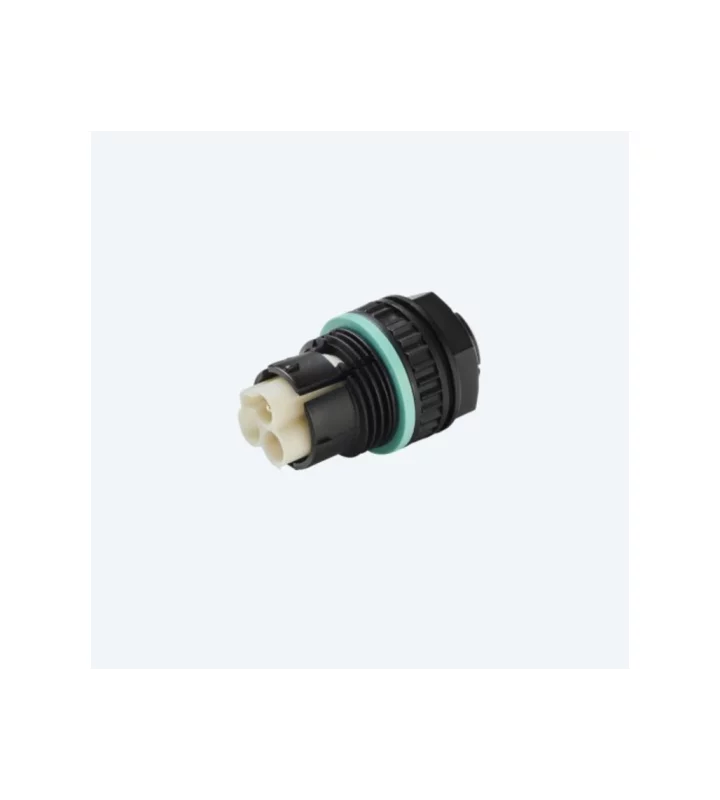 Mini plug connector panel-mounted