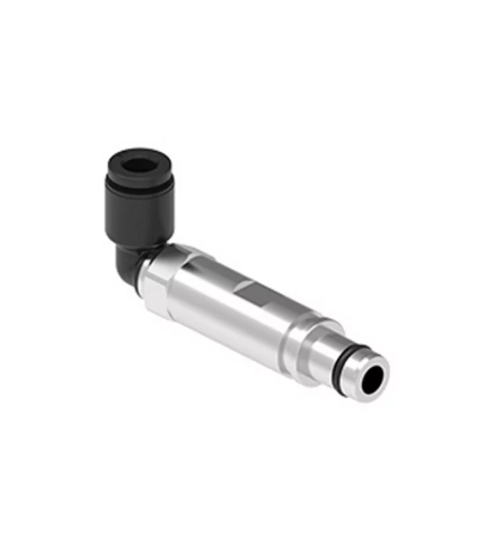 male contact, angled, MIXO, metal, 4,0mm external, push-in, pneumatic