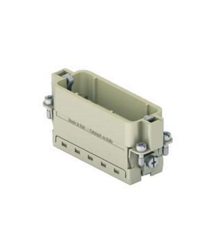 male insert, size 66.16, 16p+PE, crimp, 16A, 250V