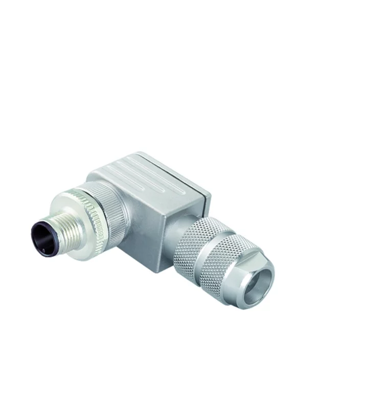 Male angled connector