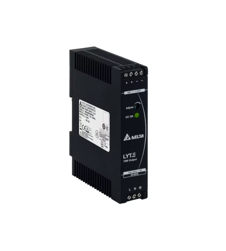 Power Supply, 1Ph, 75W, DIN Rail, AC/DC, 48 Vdc, 1,57 A