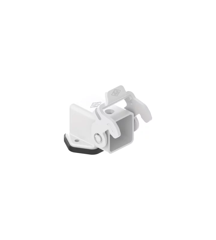 bulkhead mounting housing, angled, size 21.21, CK plastic, 1 lever
