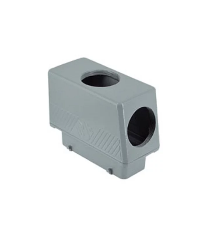 hood, size 104.27, BIG alu, 4 pegs, 2xM50 top, 2xM50 side, extended terminal compartment