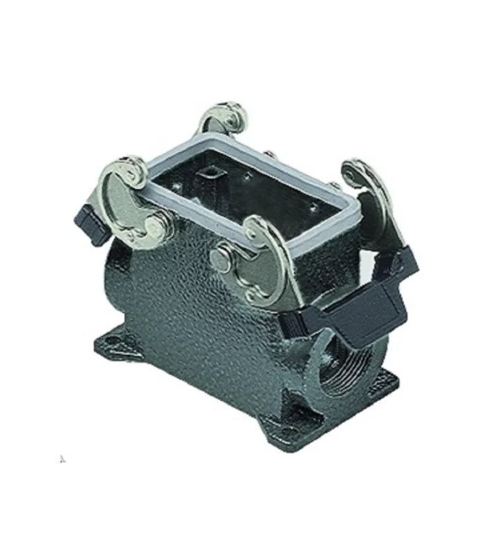 surface mounting housing, high, size 57.27, E-Xtreme alu, 2 levers, 1xM32 side