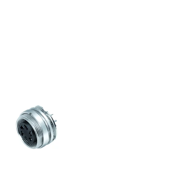 Female panel mount connector