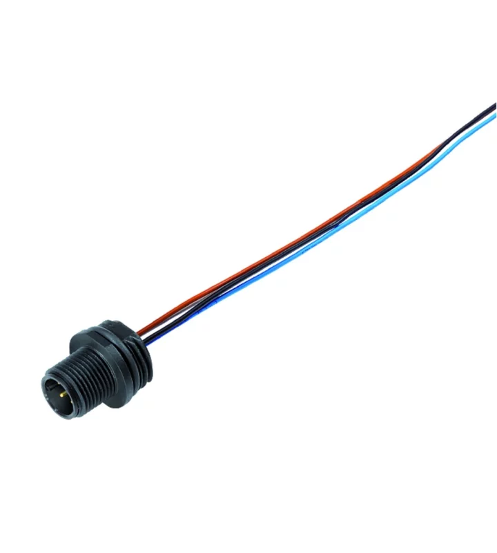 Male panel mount connector
