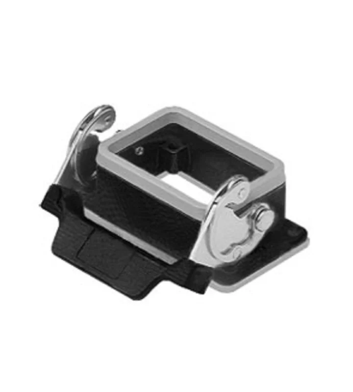 bulkhead mounting housing, size 44.27, W-TYPE alu, 1 lever