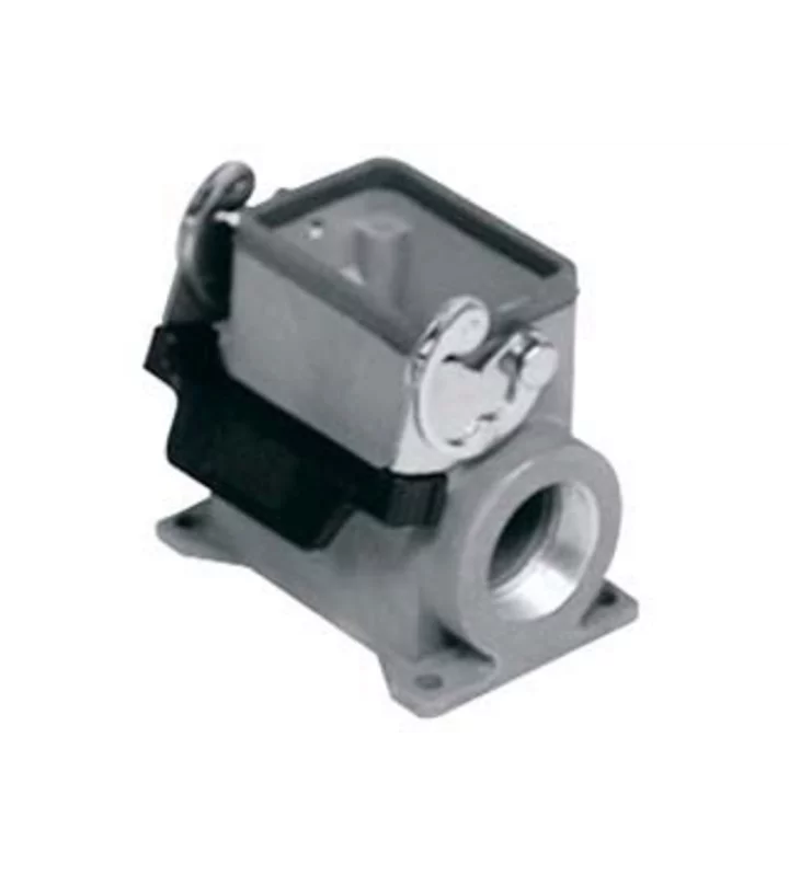 surface mounting housing, high, size 44.27, EMC alu, 1 lever, 1xPG21 side
