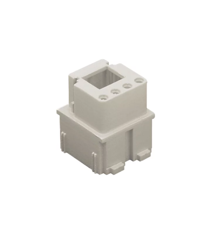 female insert, MIXO, 2MU, RJ45 + 4, crimp, 10A, 250V, for RJ45 female insert CXJF