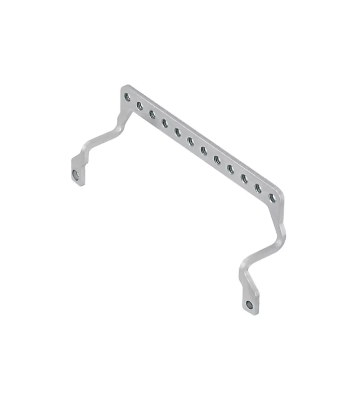 earth conductor anchorage, angled, size 104.27, steel zinc plated