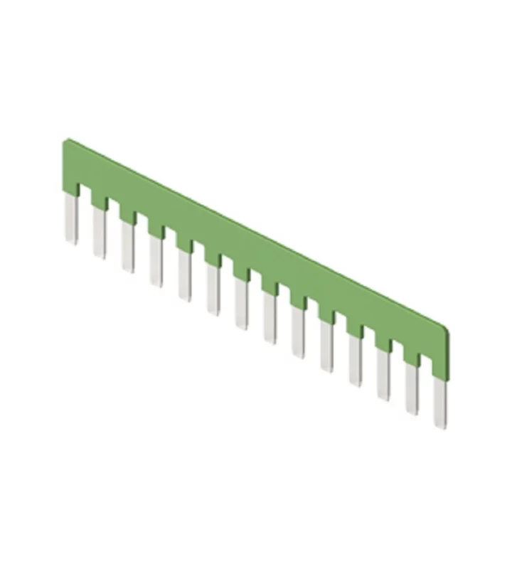 parallel bridge, for 14 contacts, 10A, 50V, for inserts CDSH, green