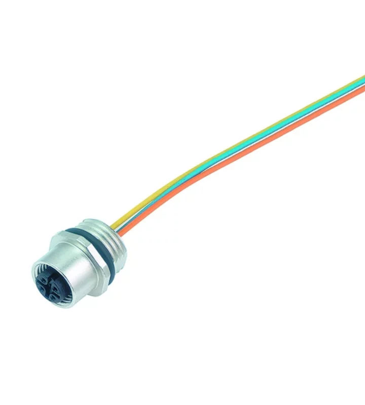 Female panel mount connector