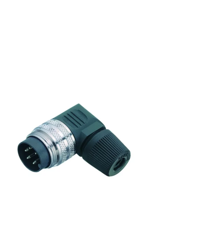 Male angled connector