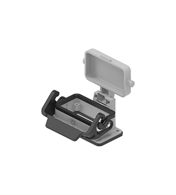 bulkhead mounting housing, size 57.27, IL-BRID stainless steel, 1 lever