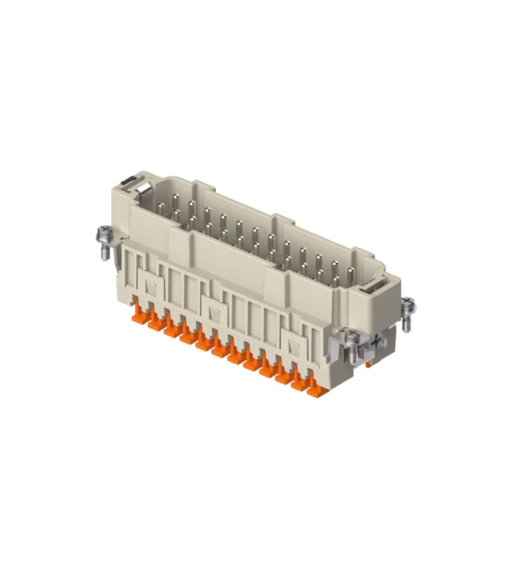 male insert, size 104.27, 24p+PE, silver, SQUICH, 16A, 500V