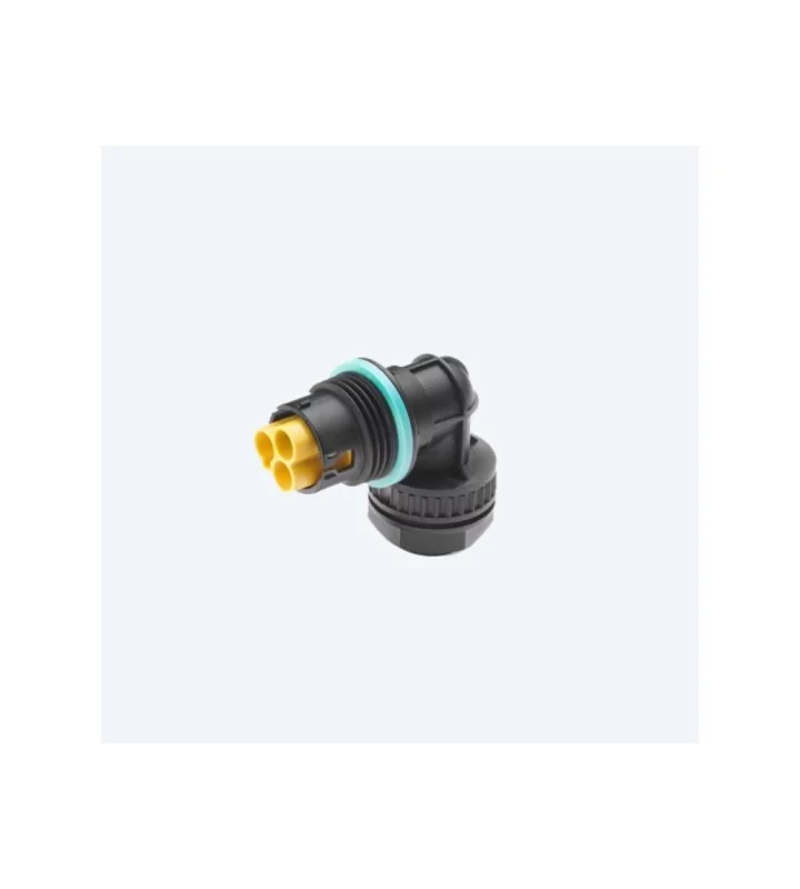 Mini plug connector panel-mounted